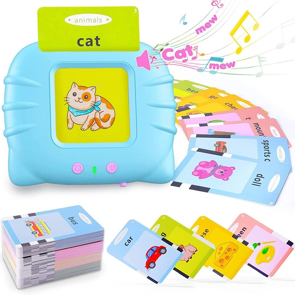 Talking Flash Cards For Toddlers Toy For Kids Preschool Words Learning Cards