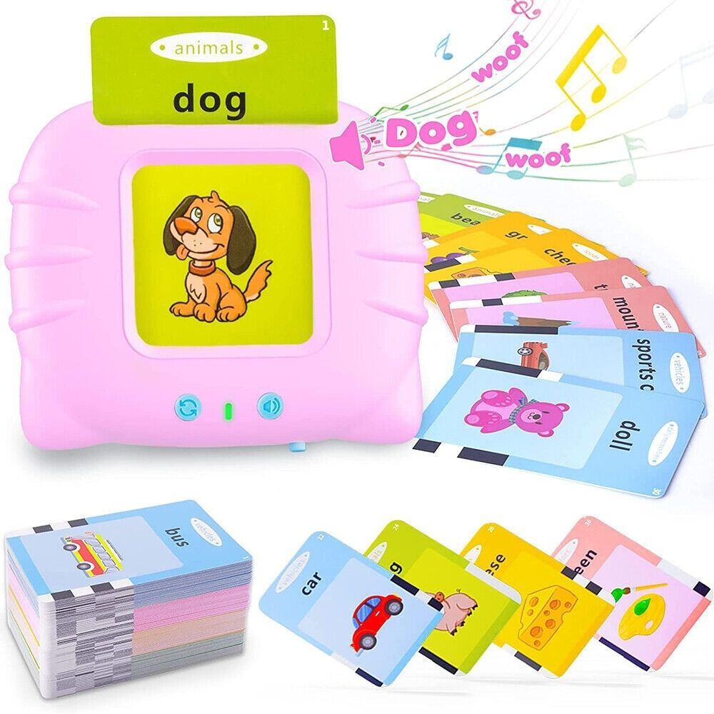 Talking Flash Cards For Toddlers Toy For Kids Preschool Words Learning Cards