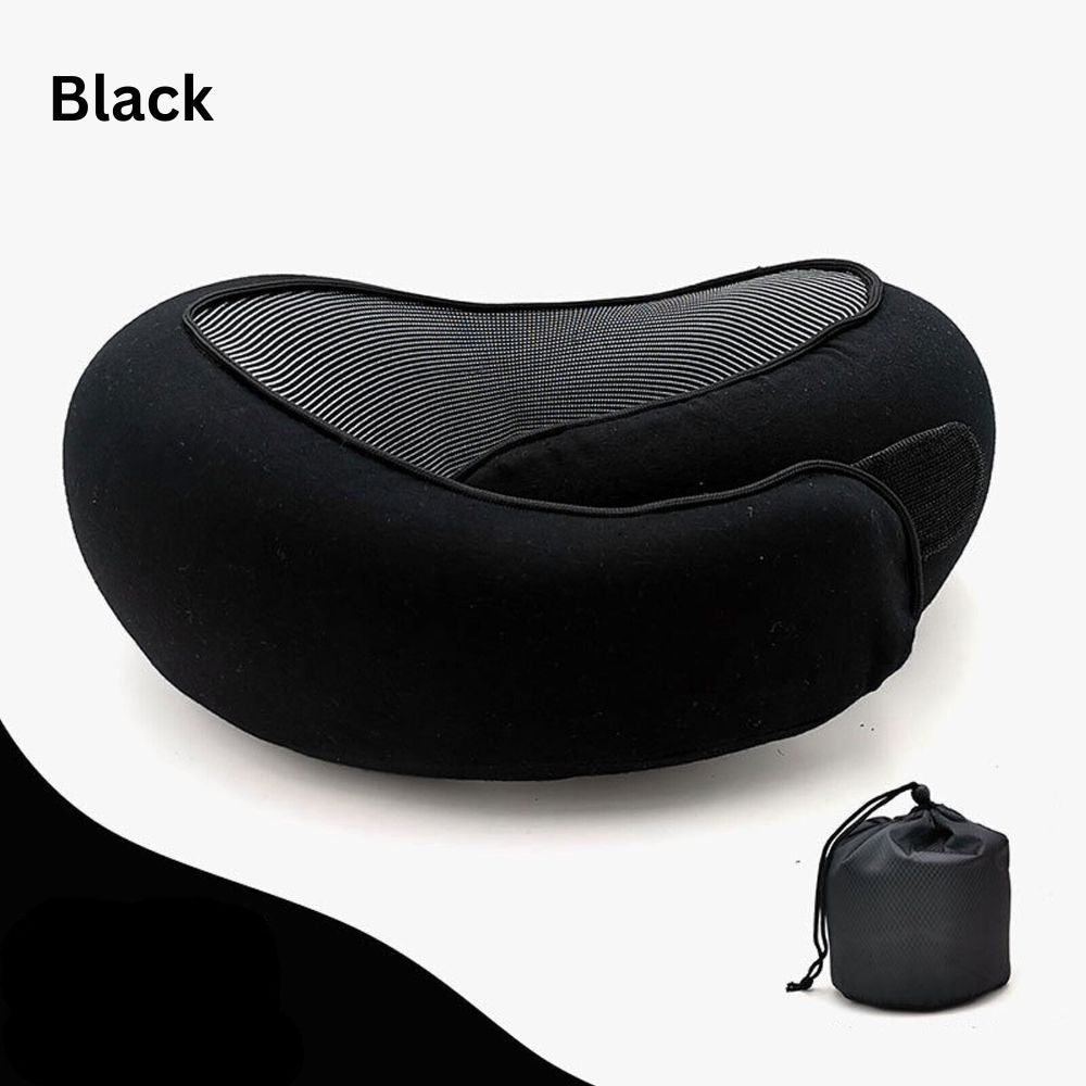 U Shaped Neck Pillow for Travel Memory Foam Comfortable & Breathable Soft