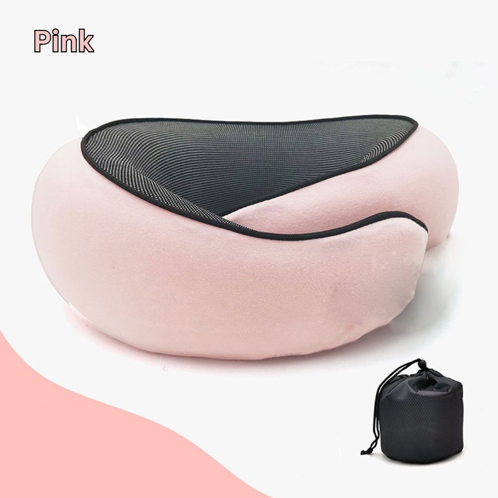 U Shaped Neck Pillow for Travel Memory Foam Comfortable & Breathable Soft