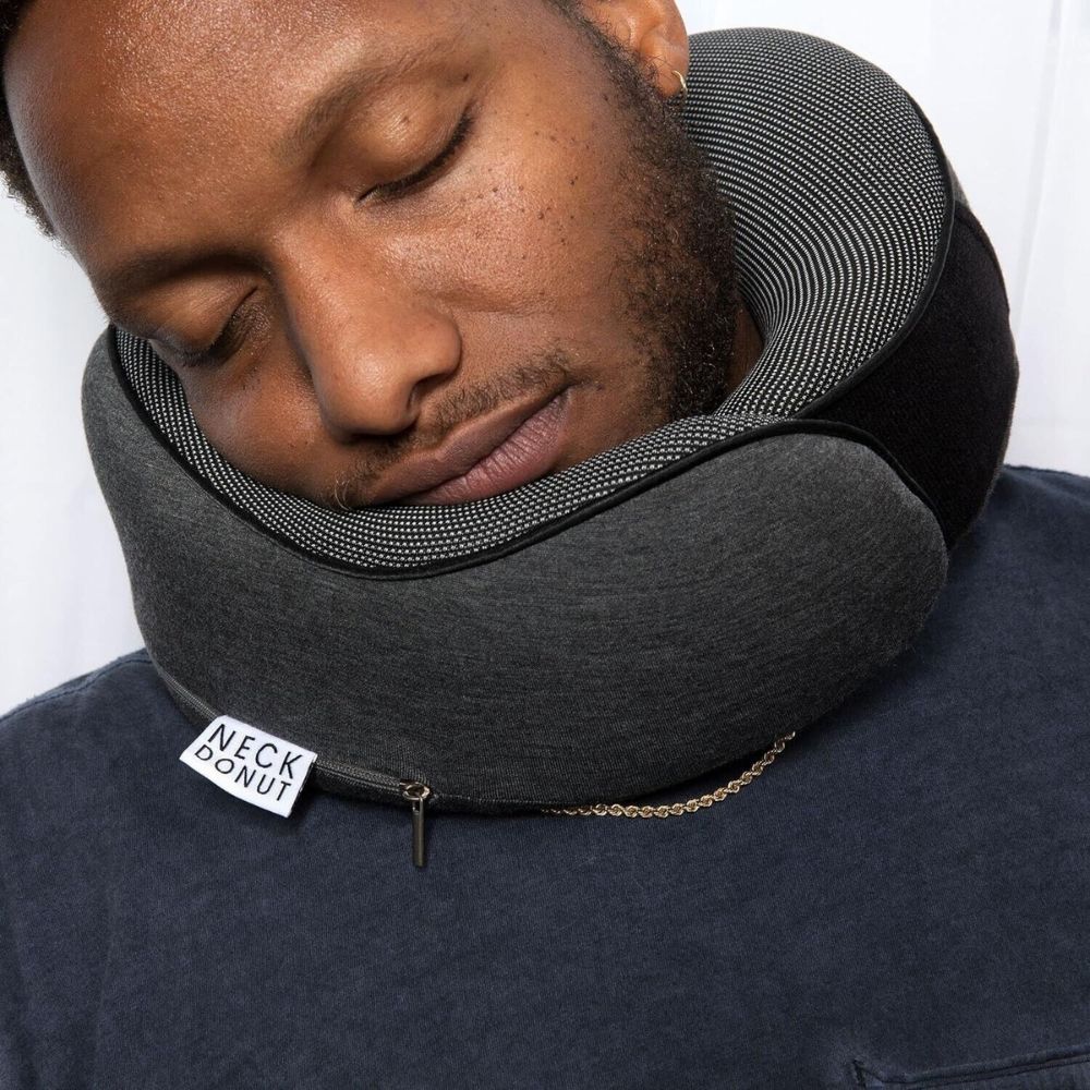 U Shaped Neck Pillow for Travel Memory Foam Comfortable & Breathable Soft