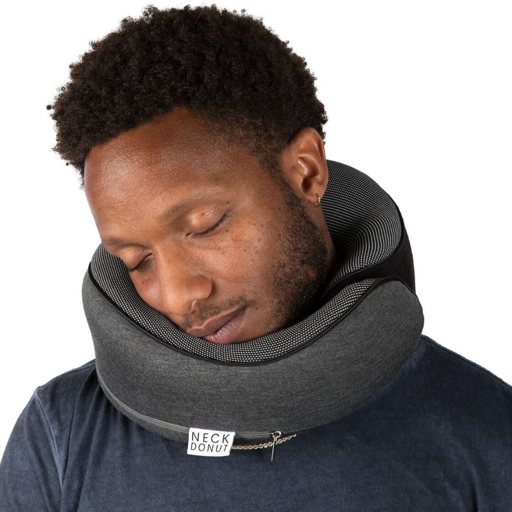 U Shaped Neck Pillow for Travel Memory Foam Comfortable & Breathable Soft