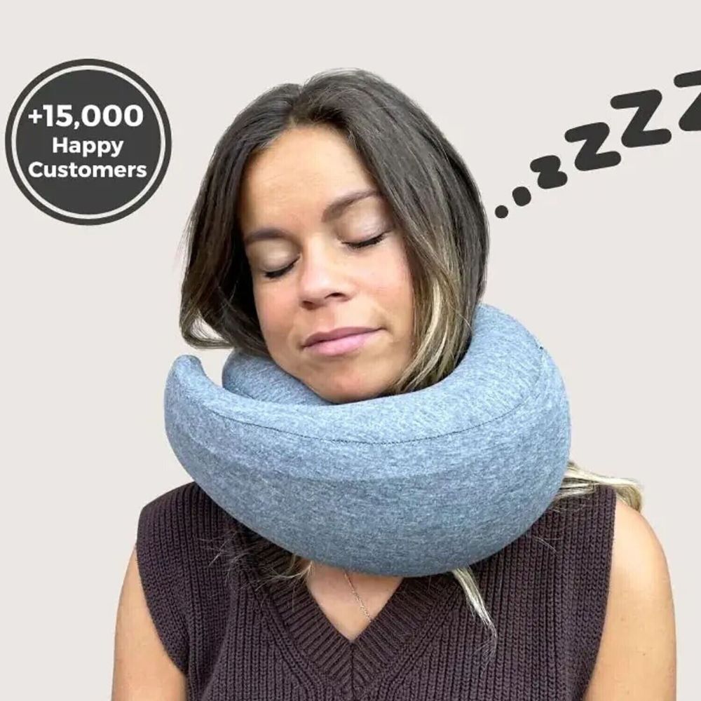 U Shaped Neck Pillow for Travel Memory Foam Comfortable & Breathable Soft