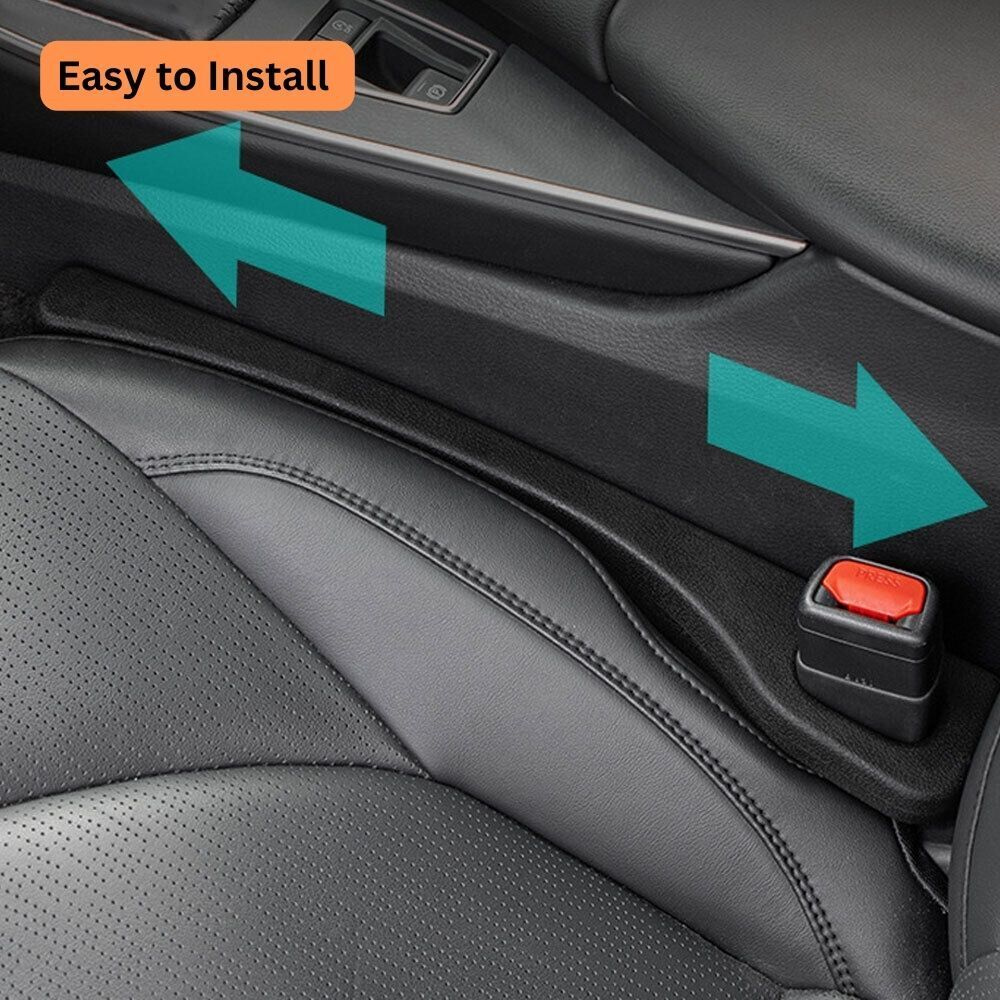 Universal Car Seat Gap Filler Spacer Safe Soft Auto PU Holster Blocker Pads AU