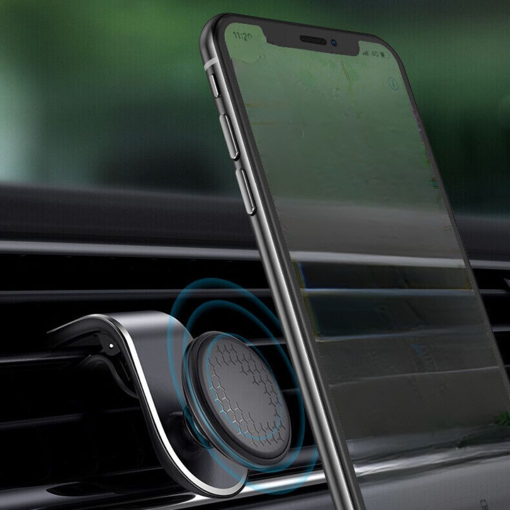 Universal Magnetic Car Phone Holder Stand Adjustable GPS Holder Clip Air Vent