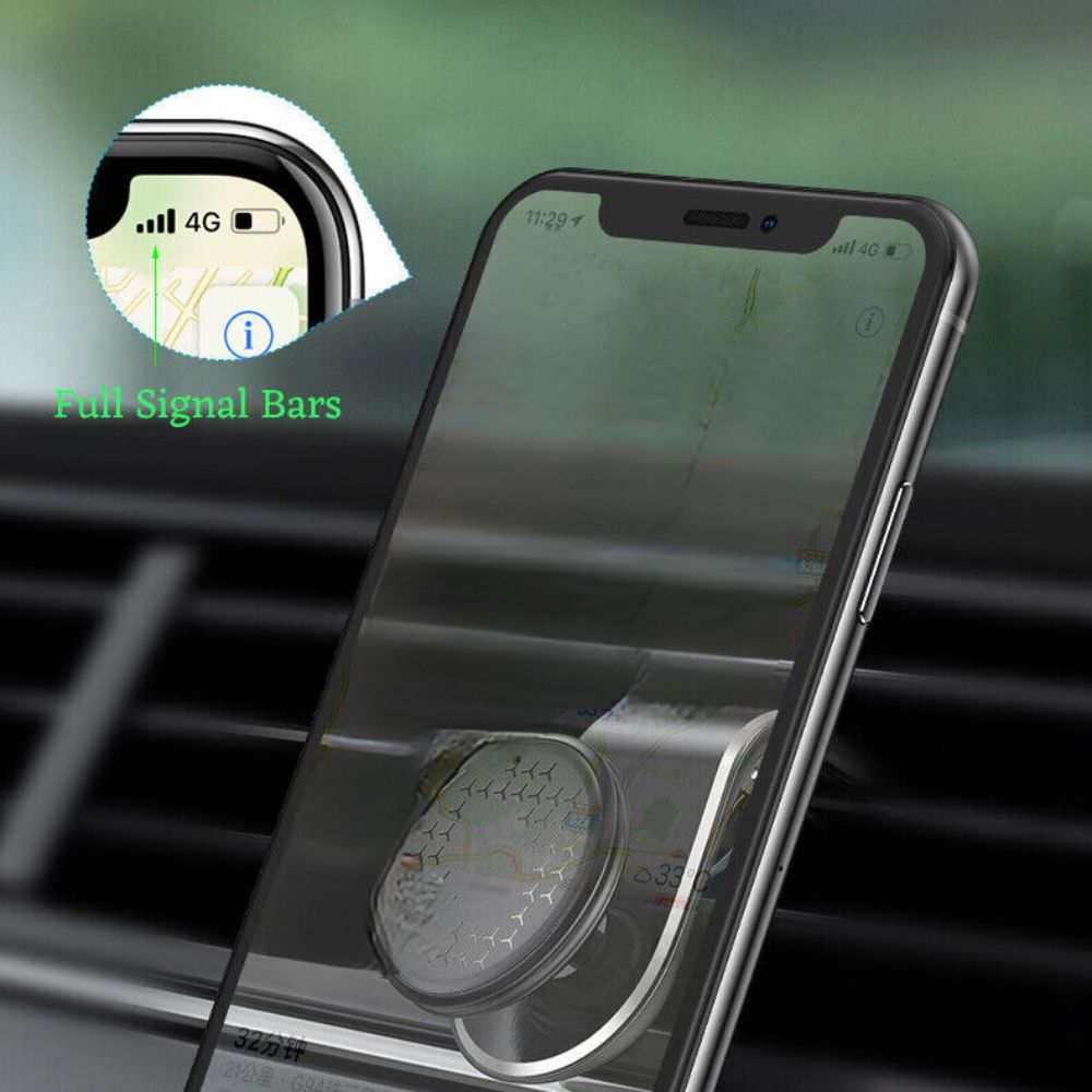 Universal Magnetic Car Phone Holder Stand Adjustable GPS Holder Clip Air Vent