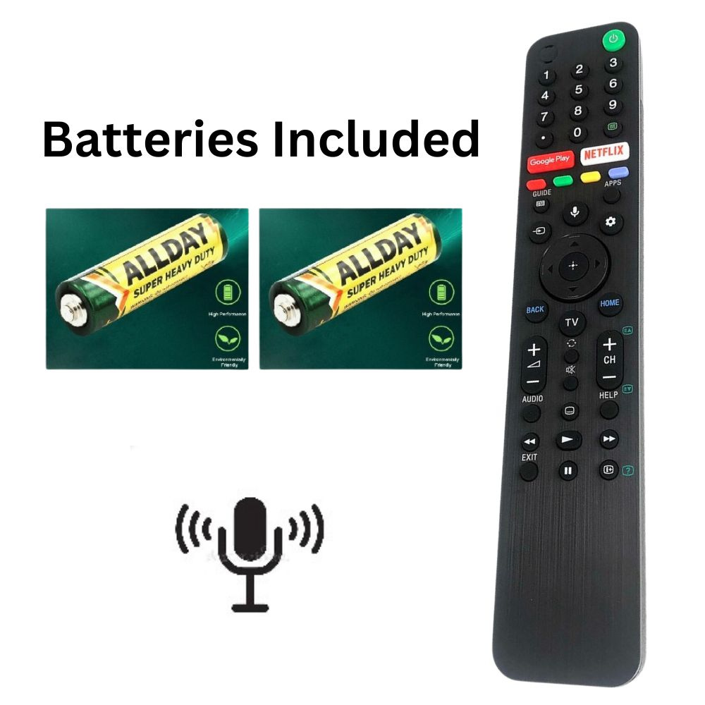 VOICE CONTROL TV Remote for Sony Bravia Universal Replacement Smart Netflix LCD/LED