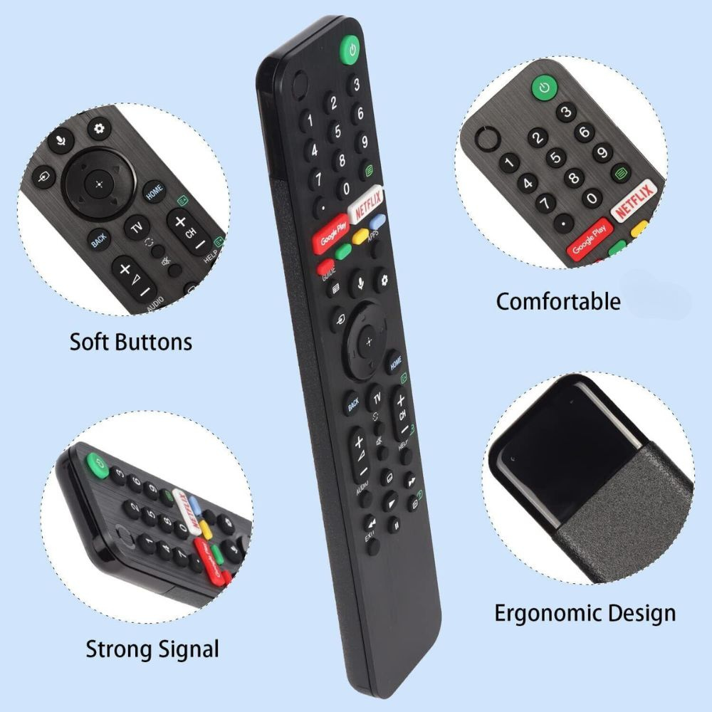 VOICE CONTROL TV Remote for Sony Bravia Universal Replacement Smart Netflix LCD/LED