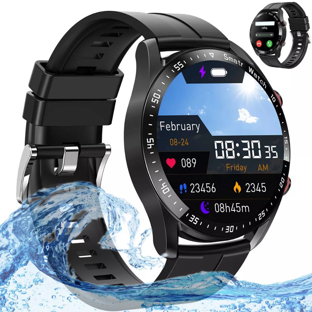 Waterproof Smart Watch For Men/Women Smartwatch Bluetooth iPhone Samsung