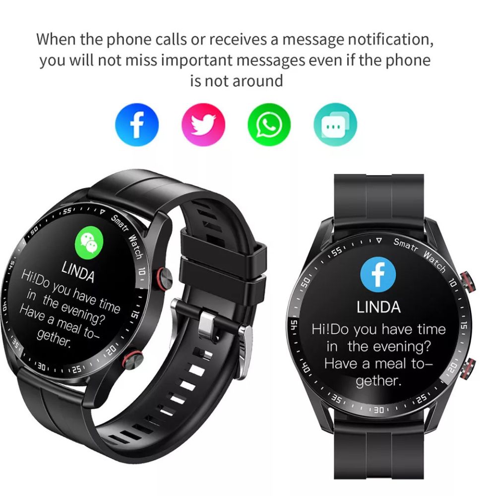 Waterproof Smart Watch For Men/Women Smartwatch Bluetooth iPhone Samsung