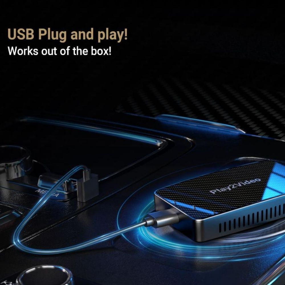 Wireless Carplay Auto Adapter For iPhone & Android With Netflix and Youtube