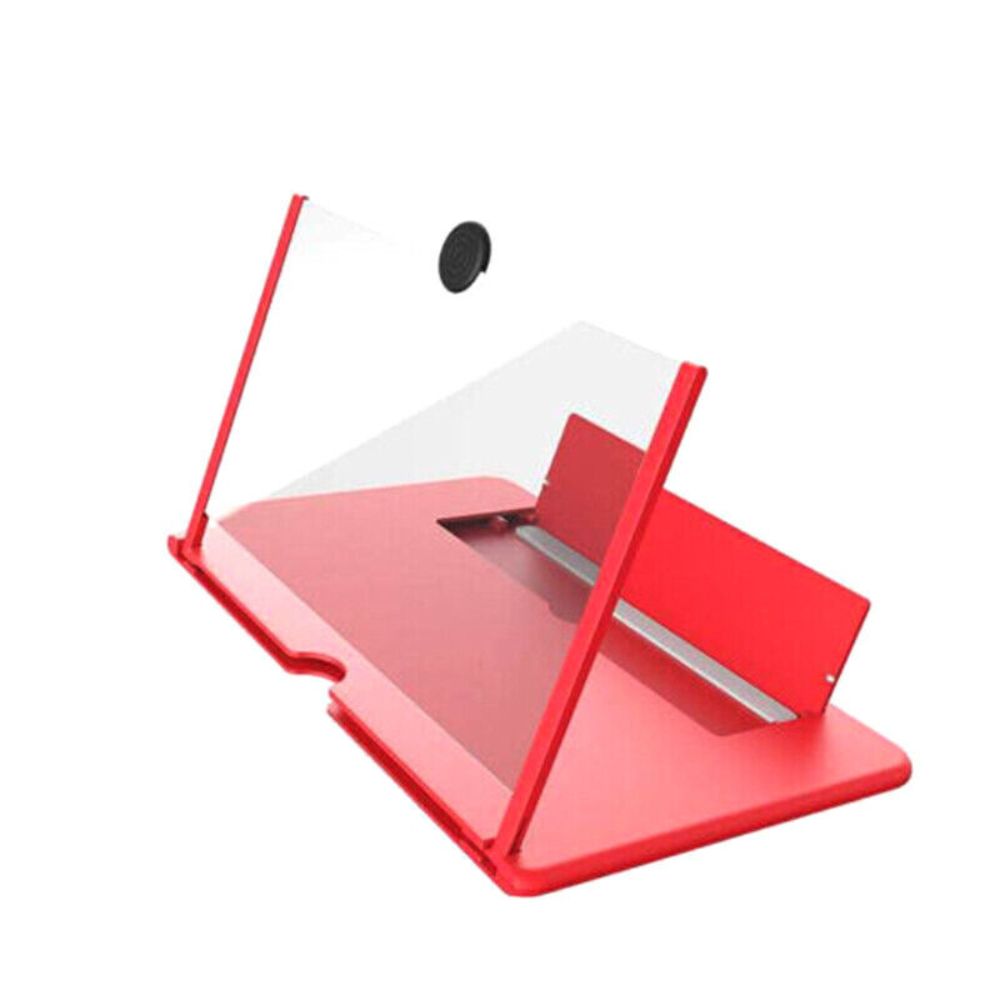 12" Folding Screen Magnifier Amplifier Stand 3D Adjustable Mobile Phone HD Video