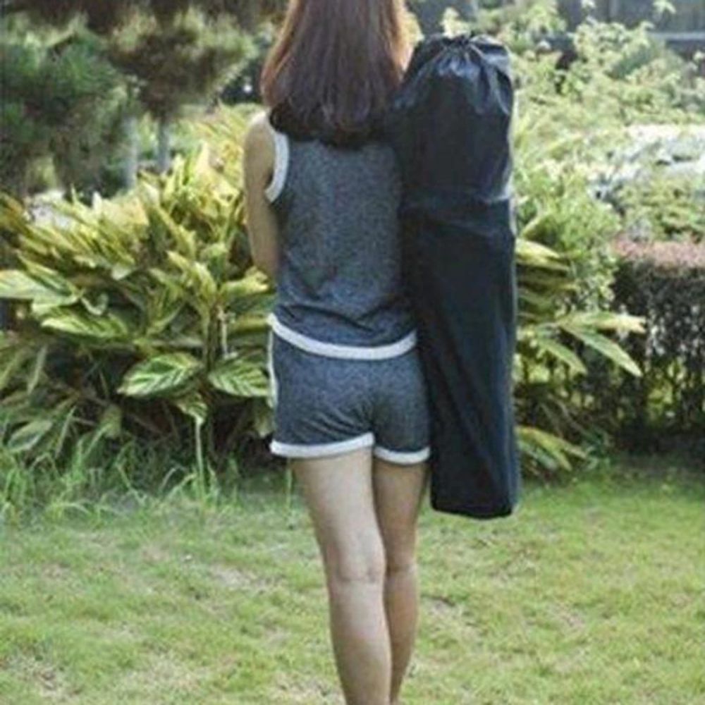 Black Portable Outdoor Folding Chair with Carry Case Camping Fishing Seat