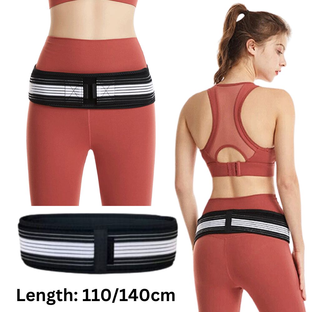 Men & Women Lower Back Pain Relieve Sciatica Waist Belly Support Belt