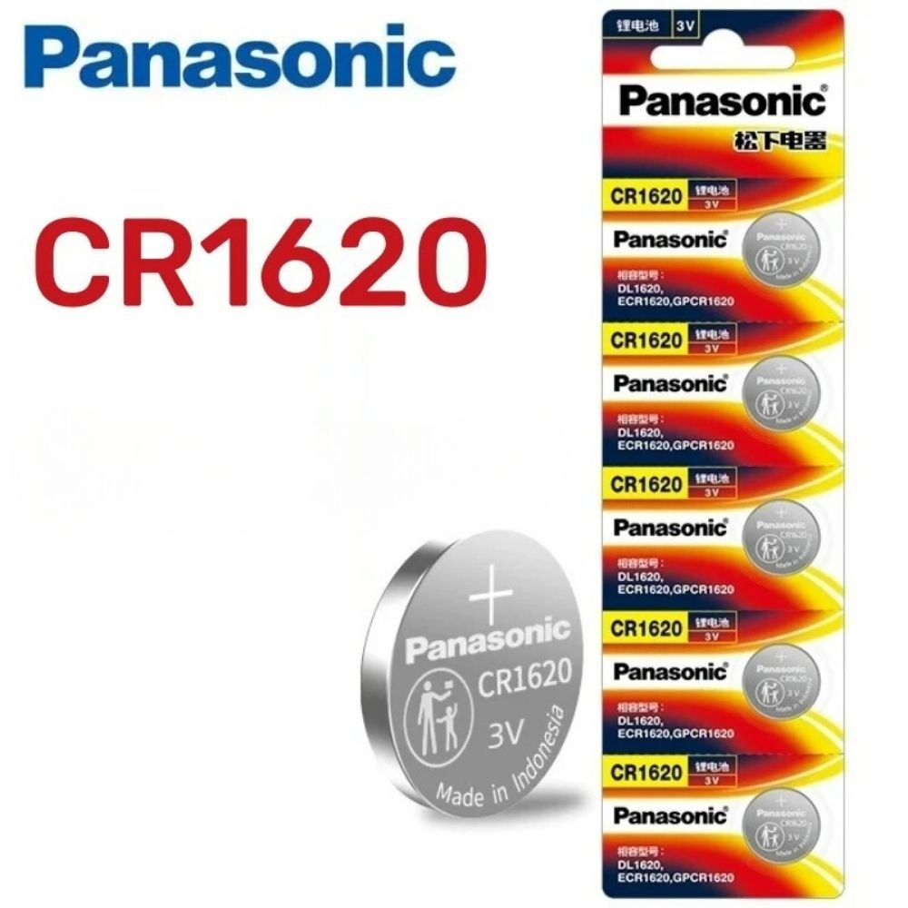 Panasonic Battery Button Coin Cell Lithium Battery CR1220 CR1616 CR1620 CR1632 CR2016 CR2025 CR2032 CR2430 CR2450