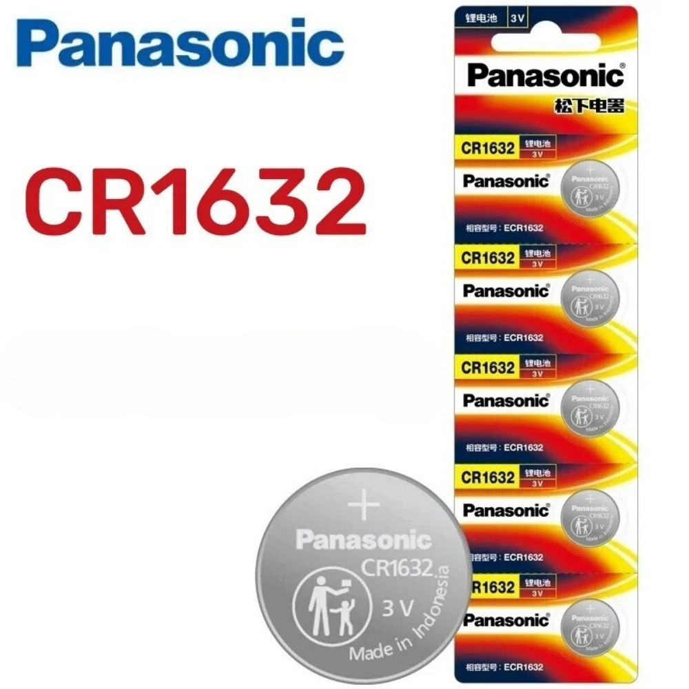 Panasonic Battery Button Coin Cell Lithium Battery CR1220 CR1616 CR1620 CR1632 CR2016 CR2025 CR2032 CR2430 CR2450