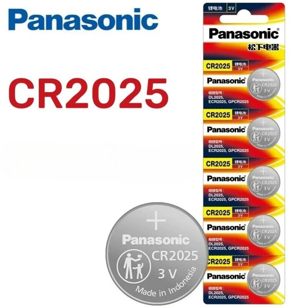 Panasonic Battery Button Coin Cell Lithium Battery CR1220 CR1616 CR1620 CR1632 CR2016 CR2025 CR2032 CR2430 CR2450