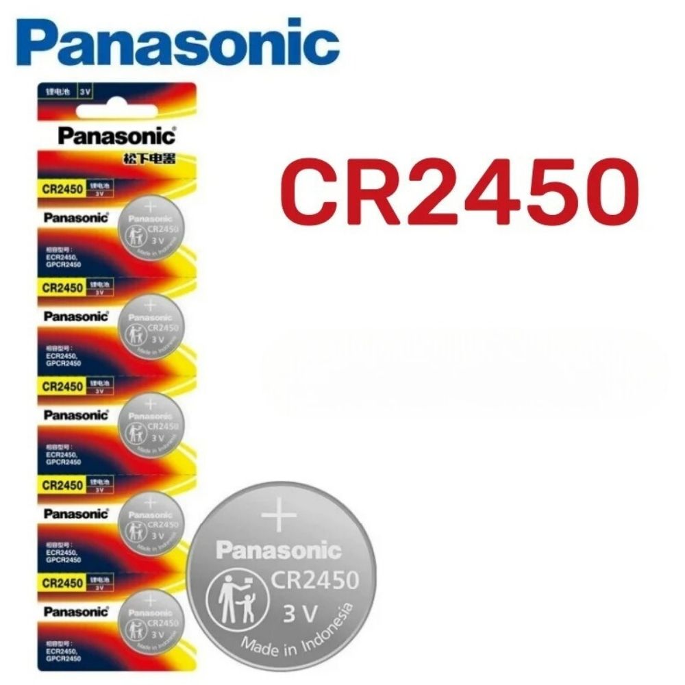 Panasonic Battery Button Coin Cell Lithium Battery CR1220 CR1616 CR1620 CR1632 CR2016 CR2025 CR2032 CR2430 CR2450