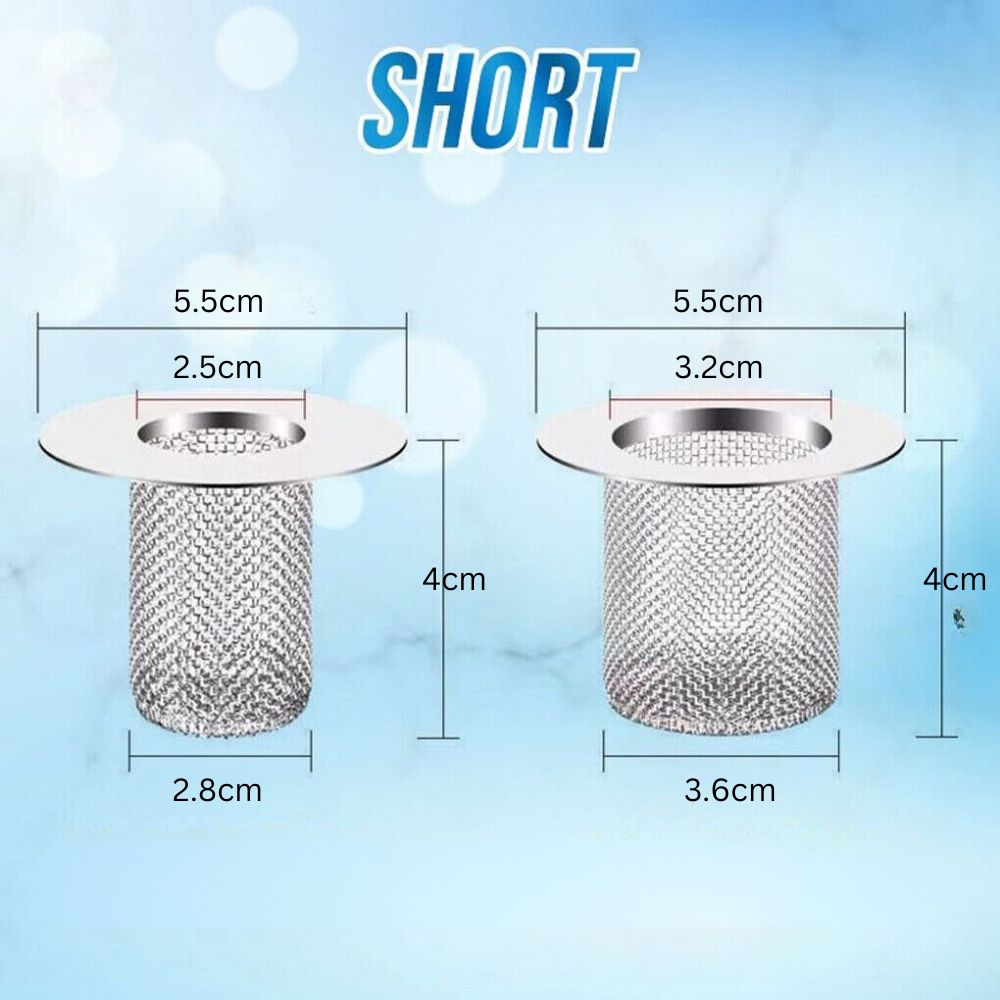 Reusable Bathroom Floor Drain Filter Hair Catcher Strainer Bath Stopper Sink
