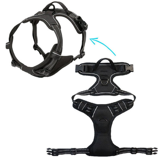 S-XL No-Pull Front Range Dog Harness Vest Adjustable Outdoor Handle Puppy Pet