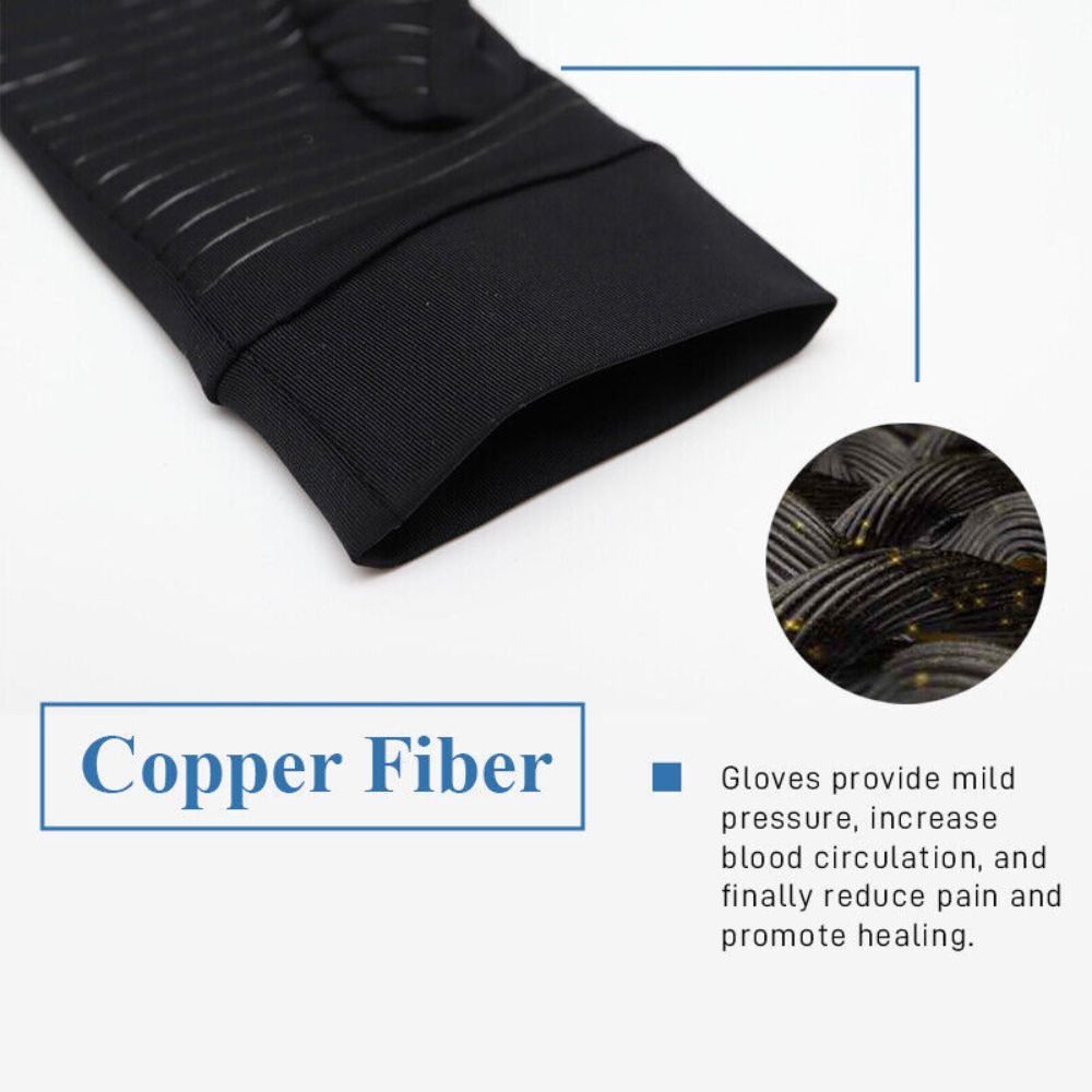 Pain Relief Compression Copper Arthritis Gloves Hand Wrist Brace Finger Support
