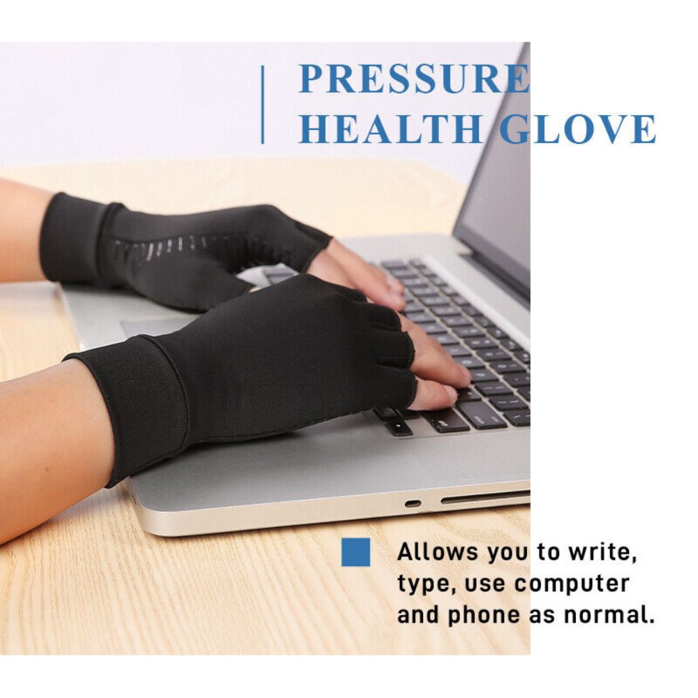 Pain Relief Compression Copper Arthritis Gloves Hand Wrist Brace Finger Support