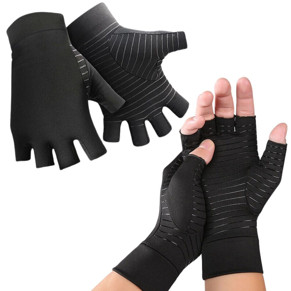 Pain Relief Compression Copper Arthritis Gloves Hand Wrist Brace Finger Support