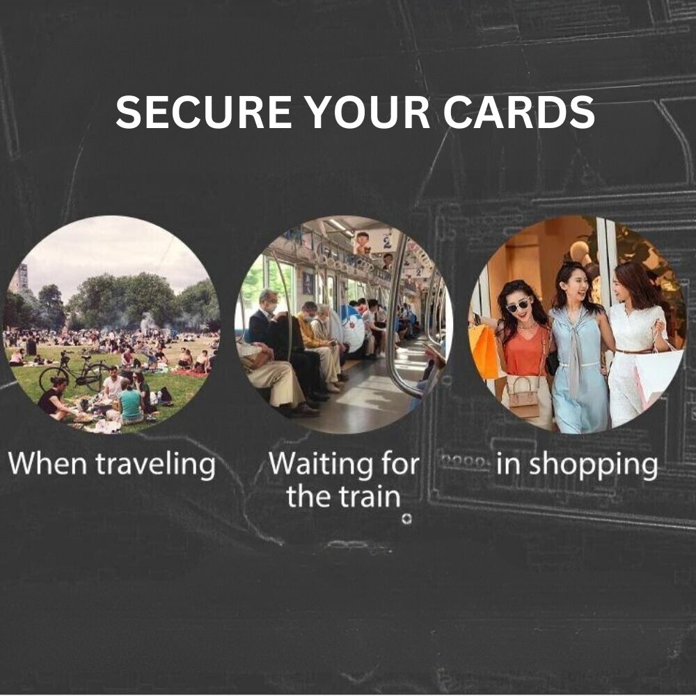 Anti Theft RFID Blocking Aluminum NFC Anti Scanning ID Bank Credit Card Case