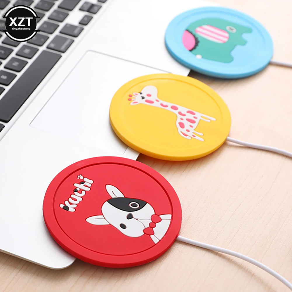 Smart USB Coffee Mug Warmer Tea Milk Cup Heater Pad Heating Plate Home Office