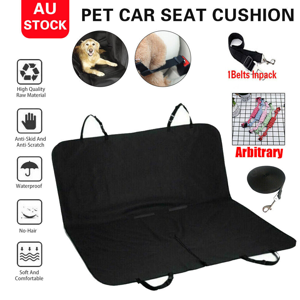 Premium Waterproof Pet Car Seat Cover Hammock - Non-Slip Protector for Dogs and Cats