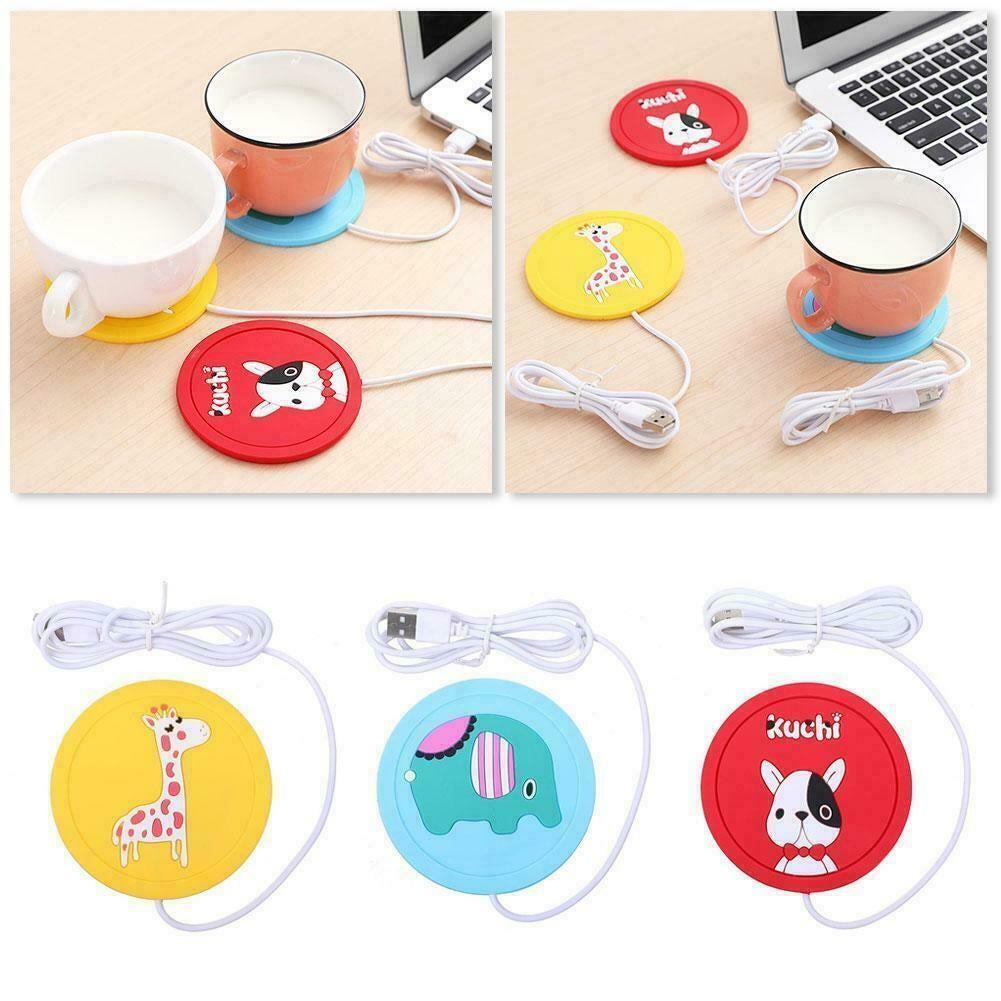 Smart USB Coffee Mug Warmer Tea Milk Cup Heater Pad Heating Plate Home Office
