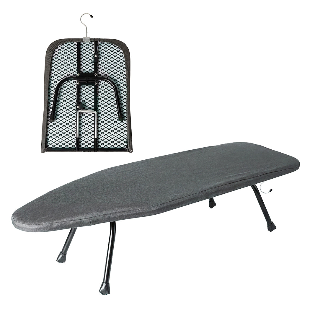 Levede Metal Table Ironing Board Folding Heat Resistant Cover 100% Cotton Pad-2050059021901238272