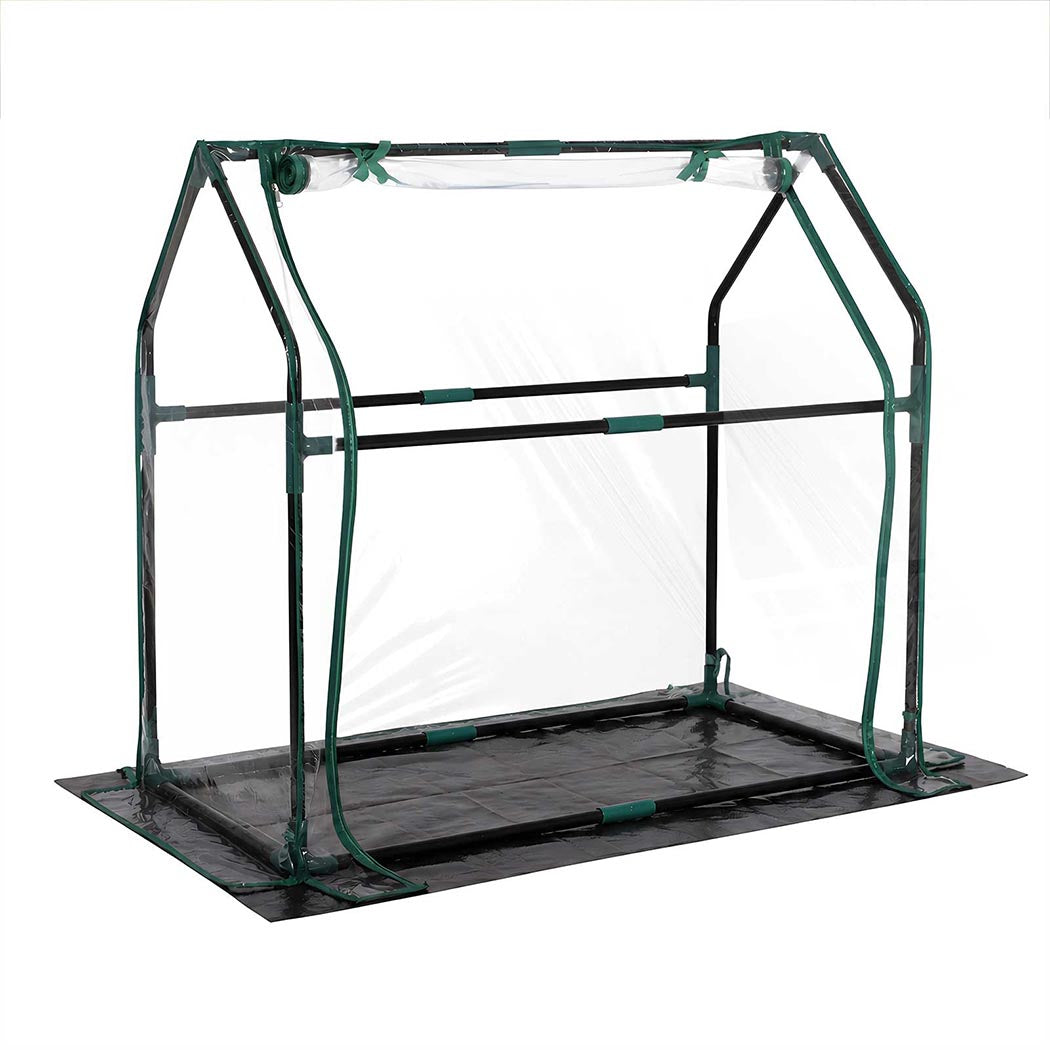 Lambu Mini Greenhouse Sturdy PVC Cover Zipper Door for Patio Balcony Transparent-2109799597822644225