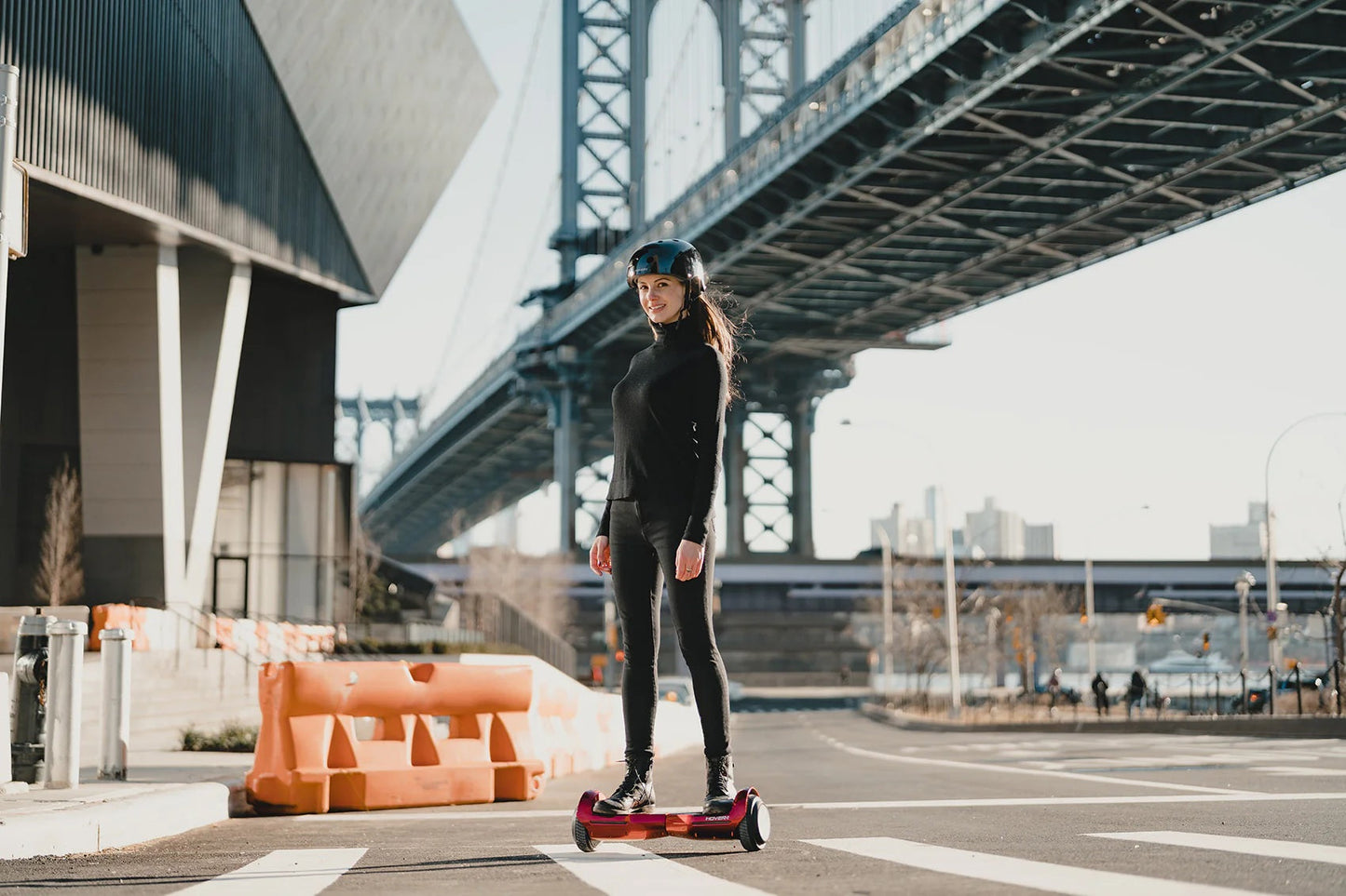 6.5inch Wheel Electric Self Balancing Hoverboard with LED Lights & Bluetooth Speakers - Blue Starry Sky