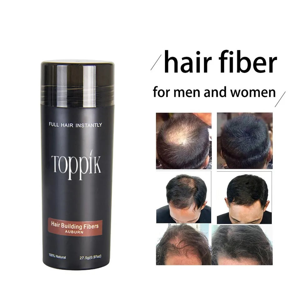 TOPPIK Hair Loss Building Fibers 27.5g Alopecia Keratin Thicker Concealer Fiber
