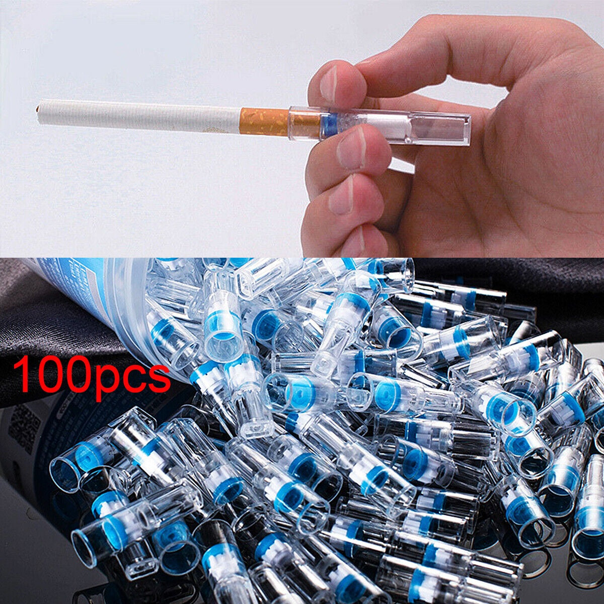 Healthy Tar Proof Cigarette Filters - 100 Pack