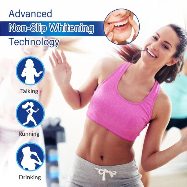 5D TEETH WHITENING STRIPS PRO SAFE WHITE TOOTH CLEAN GEL BLEACH DENTAL STRENGTH