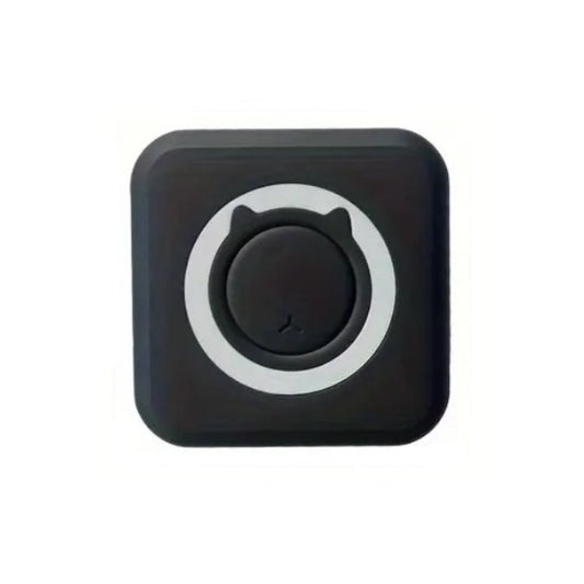 Mini pocket inkless thermal photo printer with Bluetooth for phones, black