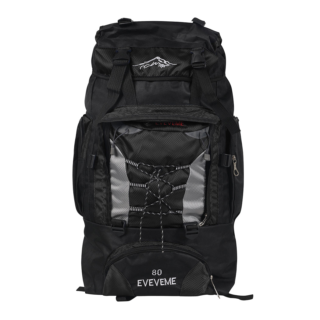 Military Backpack Tactical Hiking Camping Black-2018816652292001793