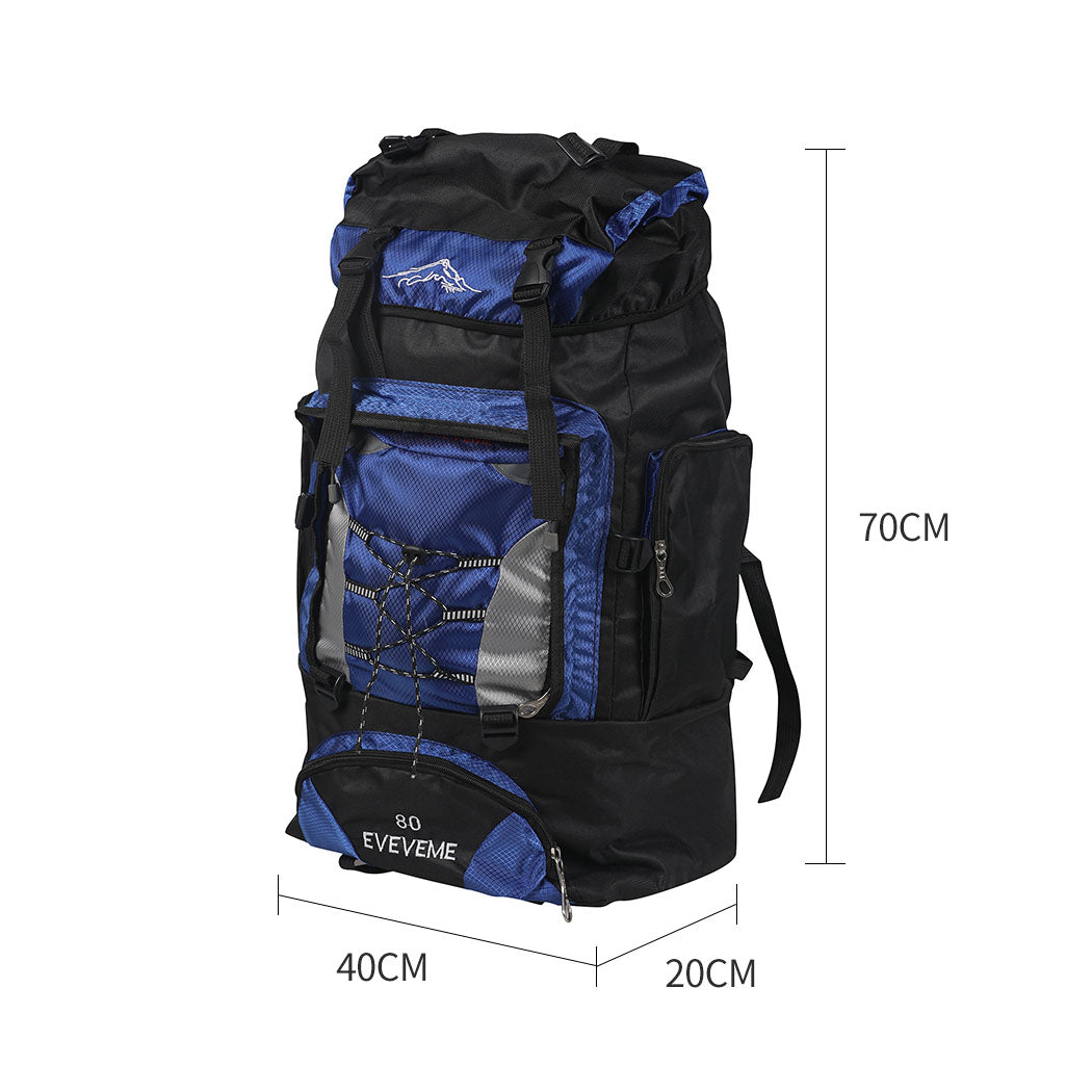 Military Backpack Tactical Hiking Camping Blue-2065254364817264642