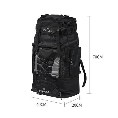 Military Backpack Tactical Hiking Camping Black-2018816652292001794