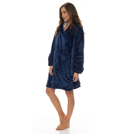 Royal Comfort Snug Hoodie - Navy-1951134893744459777