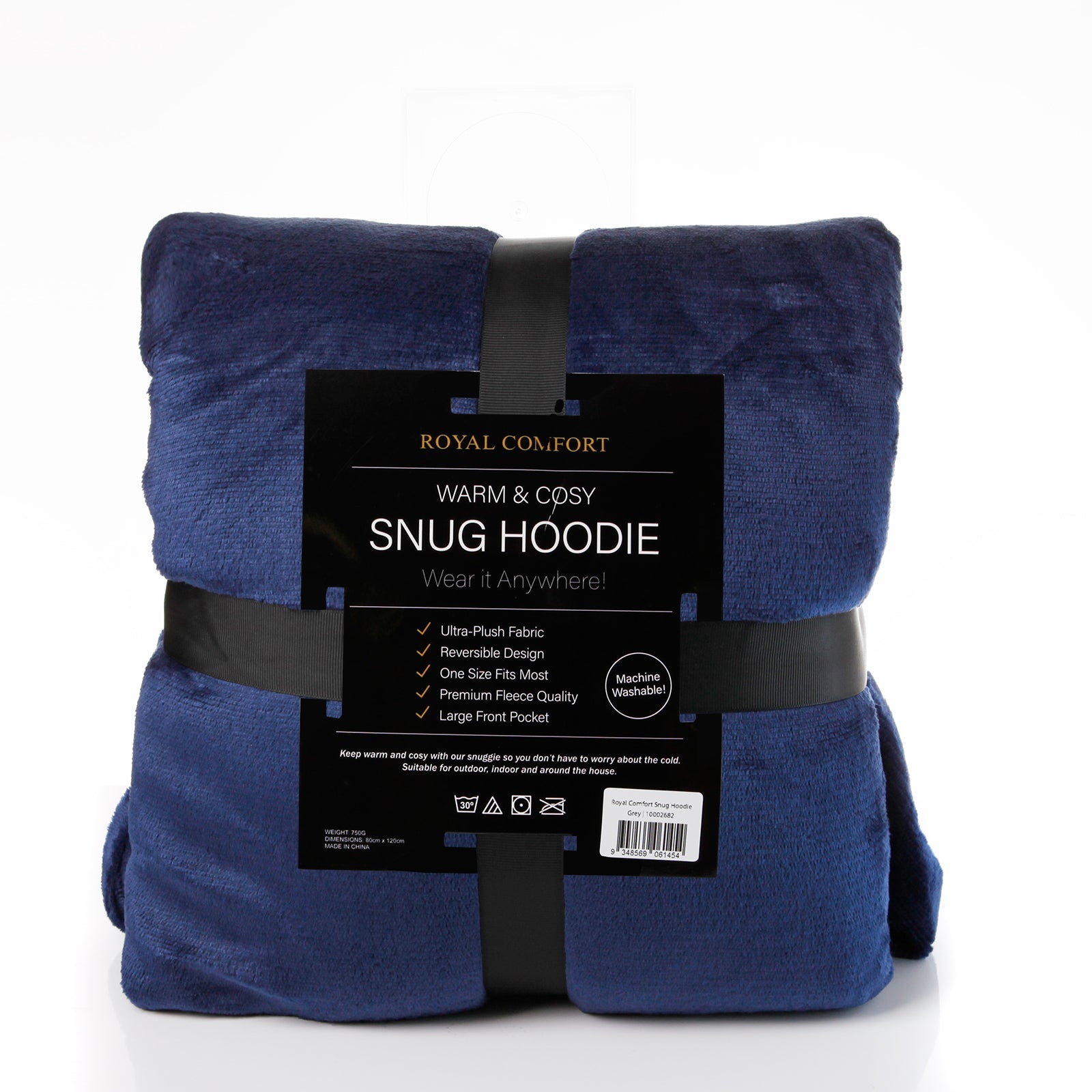 Royal Comfort Snug Hoodie - Navy-1951134893744459780