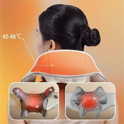 5D Goletsure Neck, Shoulder & Trapezius Massager with Heat For Pain Relief