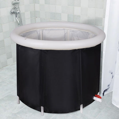 Large Ice Bath Tub PVC Folding Bathtub For Athletes Cold Water Therapy Hot Tub