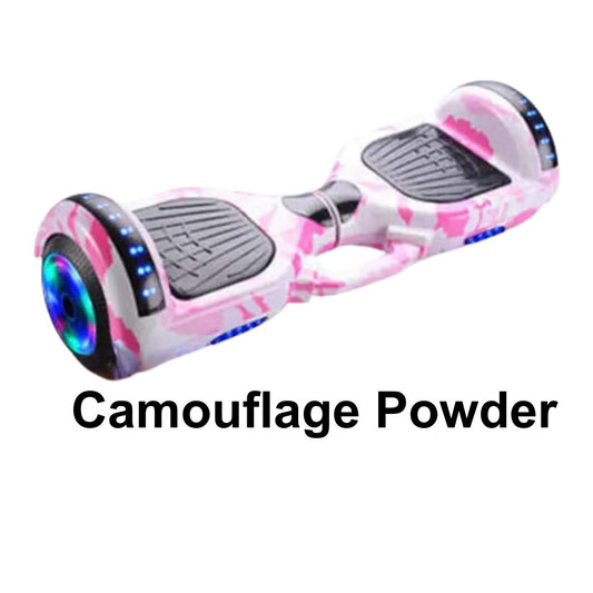 6.5inch Wheel Electric Self Balancing Hoverboard with LED Lights & Bluetooth Speakers - Camouflage Powder