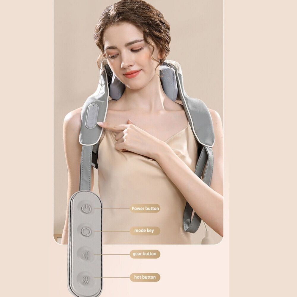 Massagers for Neck & Shoulder with Heat Goletsure Pain Relief Deep 5D  Kneading