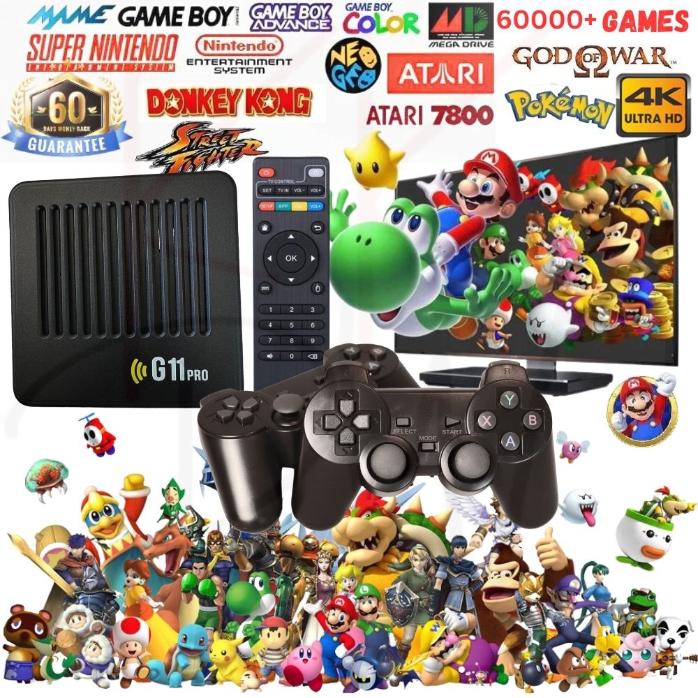 G11 Pro Retro Game Console Dual System Player Box TV for Android 9.0