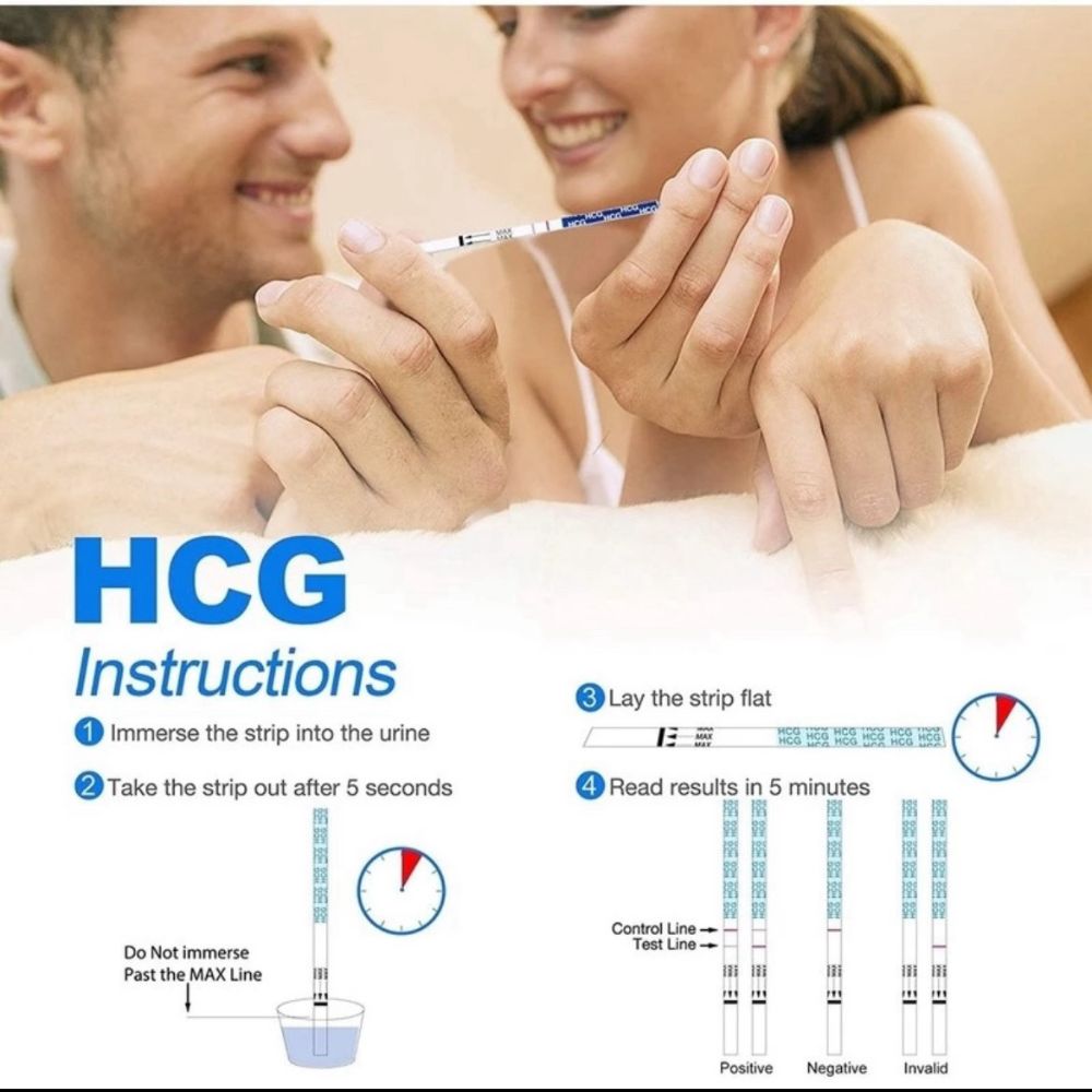 99.9% Accuracy Early Pregnancy Test Strips hCG diagnose sensitive urine strip fertility HPT kit