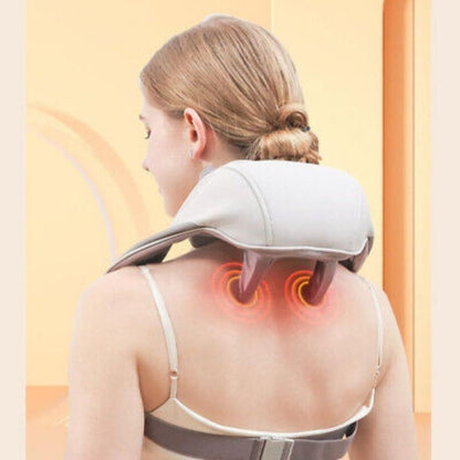 5D Goletsure Neck, Shoulder & Trapezius Massager with Heat For Pain Relief